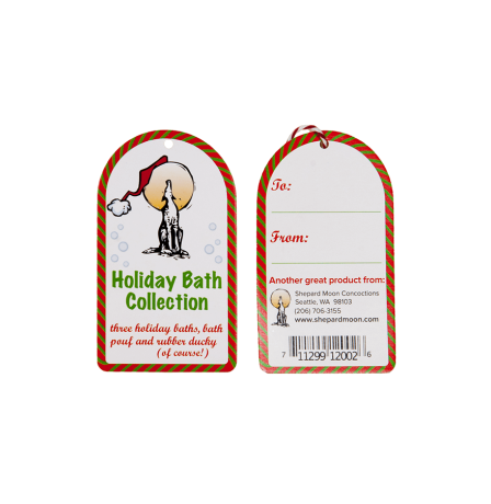 Holiday Bath Collection tag